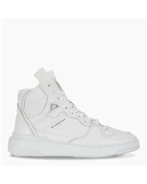 givenchy white sneakers men|givenchy wing high top sneakers.